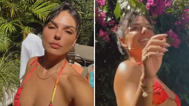 A atriz Isis Valverde aproveitou a véspera de Natal e mostrou todo seu requebrado; confira - Reprodução/Instagram