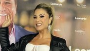Com look de couro, esposa de Leonardo deixa a barriga de fora em show e fãs babam: "Perfeita" - Reprodução/Instagram