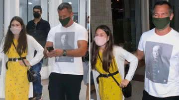 Malvino Salvador é flagrado com a filha mais velha em aeroporto do Rio de Janeiro - Reprodução/Agnews