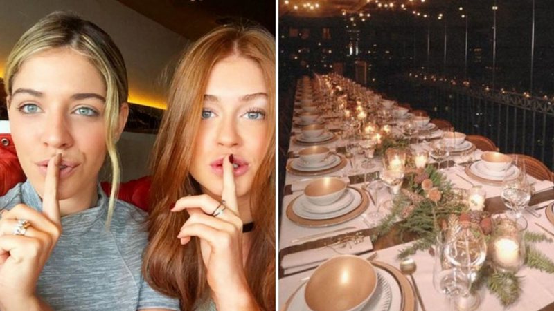 Marina Ruy Barbosa reage após mesa de jantar de sua melhor amiga viralizar: "Não viram o sofá" - Reprodução/Instagram