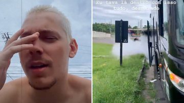Rapper PK desmaia após vazamento de gás em ônibus: "Quase morri" - Reprodução/Instagram