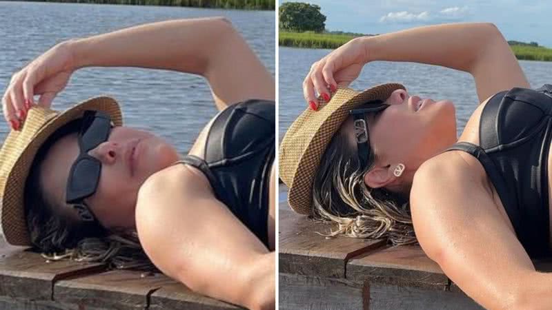 Esposa de Leonardo choca ao exibir corpo seco aos 45 anos: “Espetáculo de mulher” - Reprodução/Instagram