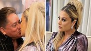 Esposa de Leonardo escolhe vestido metalizado e ganha beijo quente: "Deliciosa" - Reprodução/Instagram