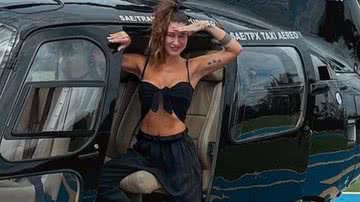 Gabriela Pugliesi é criticada após fazer passeio de helicóptero em meio a alagamento na Bahia - Reprodução/Instagram