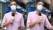 Repórter da Globo troca Natal por Anal ao vivo e gafe rende na web - Reprodução/Globo News
