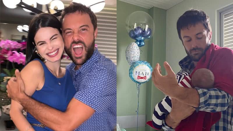 Sthefany Brito se emociona ao ver Kayky Brito com o filho nos braços - Instagram