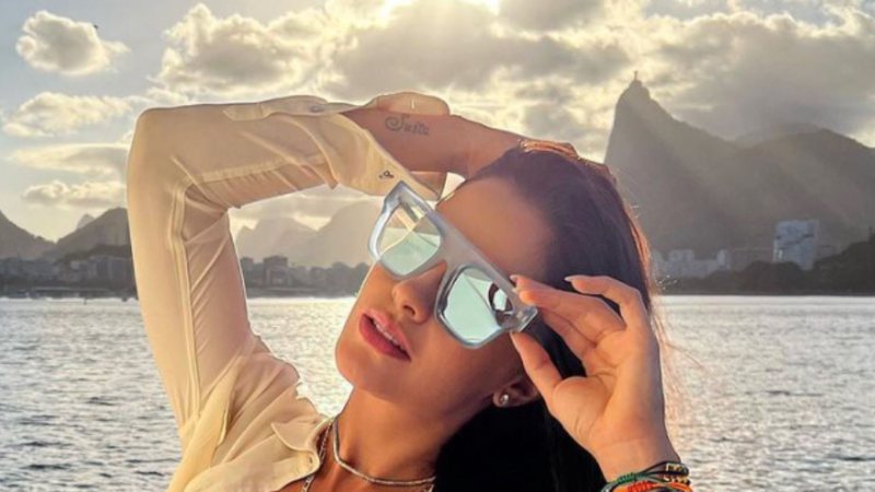 Andressa Suita exibe corpaço em iate de R$ 25 milhões do marido, Gusttavo Lima - Reprodução/Instagram