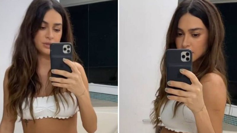 Thaila Ayala surpreende ao mostrar barriguinha estufada: "Ela está aqui" - Reprodução/Instagram
