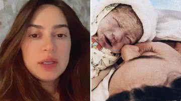 Thaila Ayala dá detalhes do parto prematuro de seu filho: “Renato estava nervoso” - Reprodução/Instagram