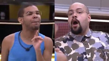 BBB22: Apagados, Tiago Abravanel e Vyni armam barraco na cozinha: "Você que pegou" - Reprodução/TV Globo