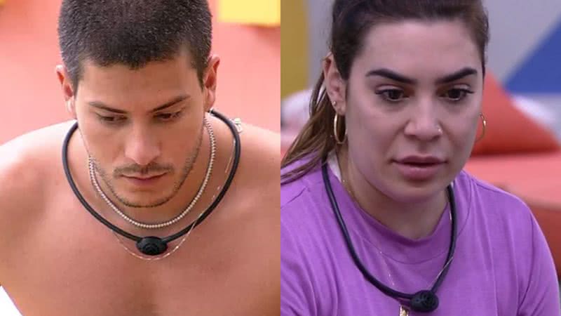 Arthur Aguiar chama Naiara Azevedo de rancorosa na cara dela - Reprodução/TV Globo