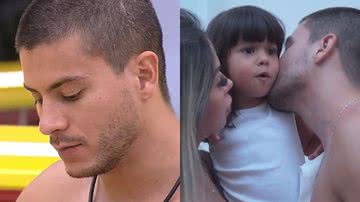 Arthur desabafa sobre distância da filha - Reprodução/TV Globo e Reprodução/Instagram