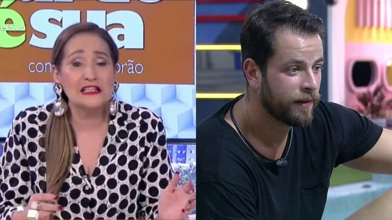 Sonia Abrão alfineta Gustavo e diz que brother está sendo burro - Reprodução/Globo/RedeTV!