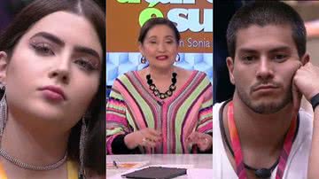 BBB22: Sonia Abrão defende Arthur Aguiar e detona Jade Picon: “Traiu um parceiro” - Reprodução/Globo/RedeTV!