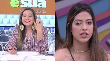 BBB22: Sonia Abrão se choca com fala de Laís sobre brother - Reprodução/Globo/RedeTV!