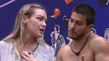 BBB22: Arthur Aguiar discute feio com Bárbara e detona sua postura: "Me julgou" - Reprodução/TV Globo