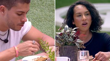 BBB22: Lina chama a atenção de Arthur Aguiar e gera climão: "Vou botar no prato" - Reprodução/TV Globo