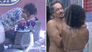 BBB22: Natália e Eli beijam muito, trocam declarações e vão pro chuveiro: "Sentimento" - Reprodução/TV Globo