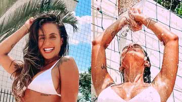 Ex-BBB Carol Peixinho se refresca na ducha e esbanja corpão em boa forma: "Deusa" - Reprodução/Instagram