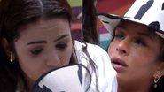 BBB22: Eslô tapa a boca de Linn com as mãos e sister se revolta: "Você sabe o quanto chorei?" - Reprodução/TV Globo