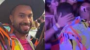 Gil do Vigor desce do palco de Anitta e beija bonitão na plateia - Reprodução/Instagram e Reprodução/Twitter