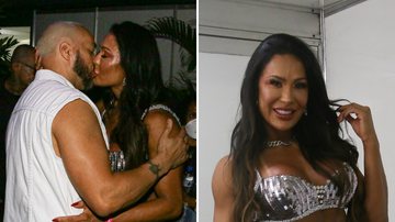 Em show de Belo, Gracyanne Barbosa causa com look sexy e protagoniza beijos quentes - AgNews