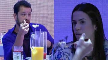 Gustavo resolveu se desculpar com Larissa após a confusão com a sister no BBB22 - Reprodução/TV Globo