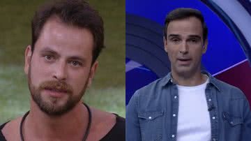 Gustavo fez um questionamento a Tadeu Schmidt ao vivo e foi cortado pelo apresentador do BBB22 - Reprodução/TV Globo