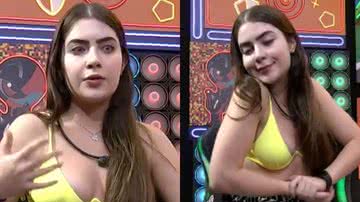 BBB22: Confiante? Jade nem estremece com puxão de orelha de Tadeu: "Não mudaria" - Reprodução/TV Globo