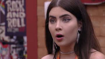 Jade Picon não gostou nada de ver Larissa e Laís demorando para tomar banho no BBB22 - Reprodução/TV Globo