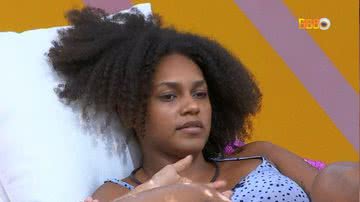 Jessilane deixou claro em quem poderá votar dentro do quarto lollipop para o próximo paredão do BBB22 - Reprodução/TV Globo