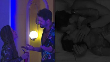 BBB22: Lais e Gustavo vão pra cama, trocam carícias e beijos quentes: "Querem um edredom?" - Reprodução/TV Globo