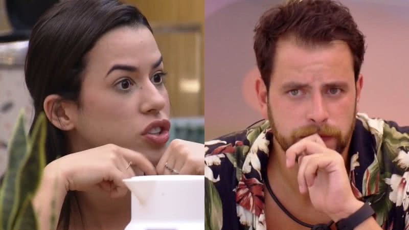 BBB22: Larissa expõe rachadura em aliança com Gustavo: "É bem invasivo" - Reprodução/TV Globo