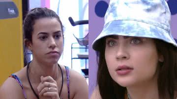 Larissa foi aconselhada por Jade Picon ao falar sobre seu medo de ir ao paredão no BBB22 - Reprodução/TV Globo
