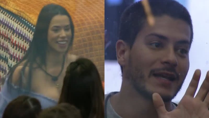 BBB22: Larissa pega Arthur Aguiar de surpresa com revelação: "Sua mulher tá p*ta" - Reprodução/TV Globo