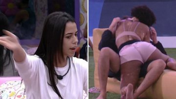 BBB22: Larissa se revolta com pegação de Eli e Nat no jardim: "Coragem" - Reprodução/TV Globo