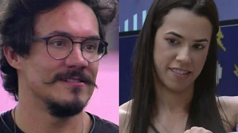 Larissa sugere que Eliezer tire a barba - Reprodução/TV Globo