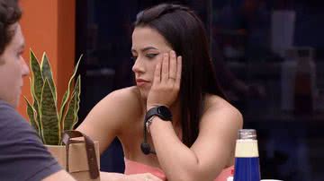 Lucas aconselhou Larissa a se jogar neste jogo da discórdia já que a sister pode não continuar no BBB22 - Reprodução/TV Globo