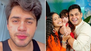 Lucas Veloso anuncia separação nove meses após a chegada da filha: "Tomamos a decisão" - Reprodução/TV Globo
