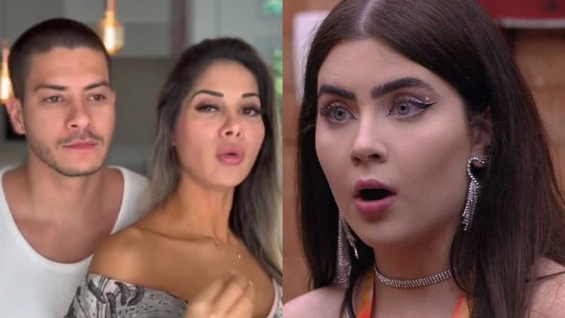 Maíra Cardi detona Jade Picon e defende Arthur Aguiar - Reprodução/Instagram e Reprodução/TV Globo