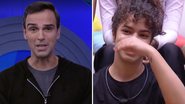 BBB22: Tadeu Schmidt quebra o protocolo e reage ao vivo após noite de sexo: "Felizes" - Reprodução/TV Globo