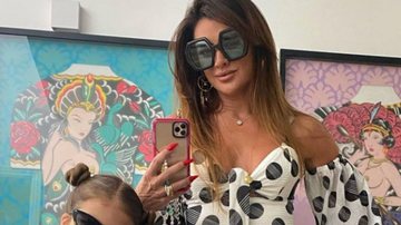 Filha de Mirella Santos e Ceará surge maquiada em foto: "Tempo está voando" - Reprodução/TV Globo