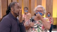 Senhorinha solta palavrão ao vivo no 'Encontro' e gera constrangimento - Reprodução/TV Globo