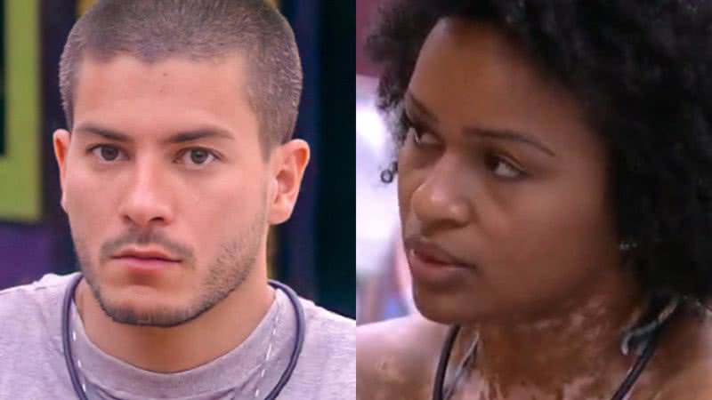 Natália duvida das intenções de Arthur após ser imunizada - Reprodução/TV Globo