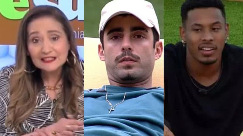BBB22: Sônia Abrão dá bronca em Pedro Scooby e Paulo André: "Vacilões" - Reprodução / TV Globo