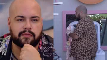 BBB22: Tiago Abravanel pede aula para usar máquina de lavar: "Alguém sabe?" - Reprodução/TV Globo