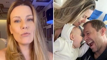 Esposa de Tiago Leifert atualiza estado de saúde da filha: "Muita gente perguntando" - Reprodução/TV Globo
