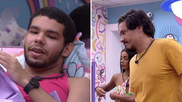BBB22: Vinícius tem DR com Eliezer e rompe relações: "Agora estou sozinho" - Reprodução/TV Globo