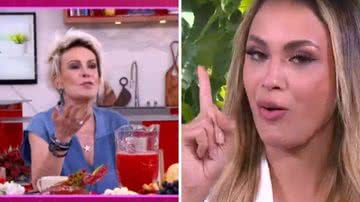 Eita! No 'Mais Você', Ana Maria Braga exibe vídeo de cantada de Sarah em Rodolffo e ela nega - Reprodução/TV Globo
