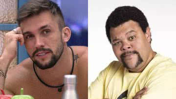 BBB21: Alguém avisa? Arthur se compara a Babu Santana e é 'zoado' por Carla DIaz: "Sou igual a ele" - Reprodução/TV Globo